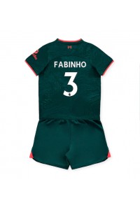 Fotbalové Dres Liverpool Fabinho #3 Dětské Třetí Oblečení 2022-23 Krátký Rukáv (+ trenýrky)
